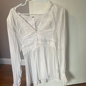 Free People white blouse